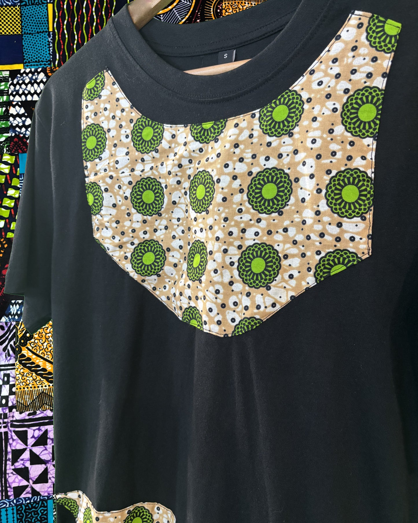 T-shirt avec Tissu Wax