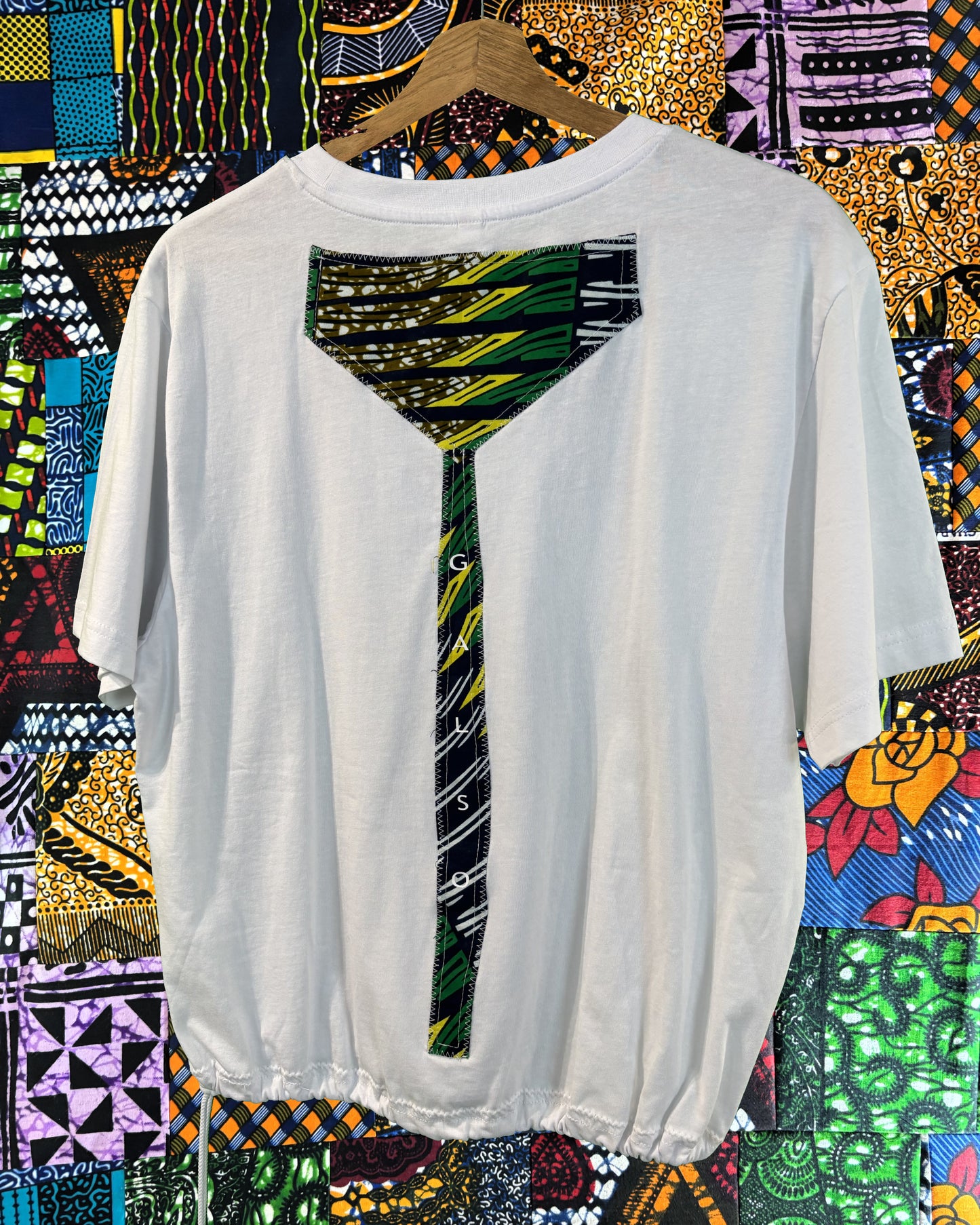 T-shirt avec Tissu Wax