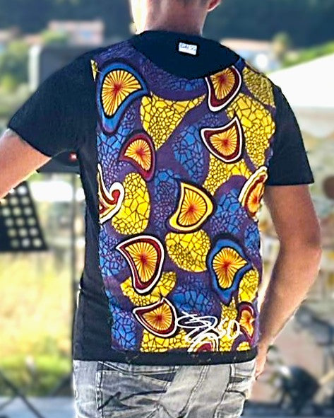 T-shirt avec Tissu Wax