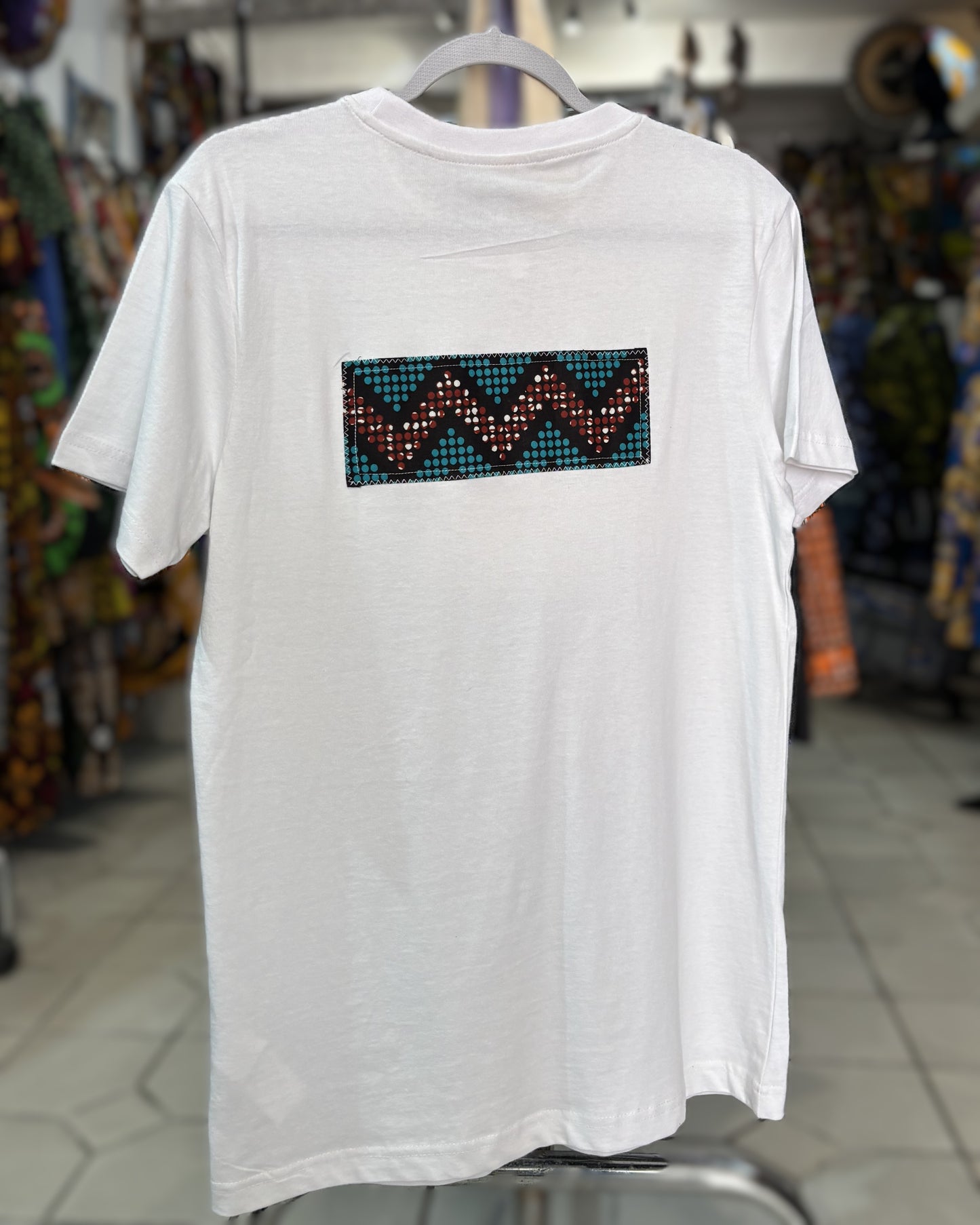 T-shirt avec Tissu Wax