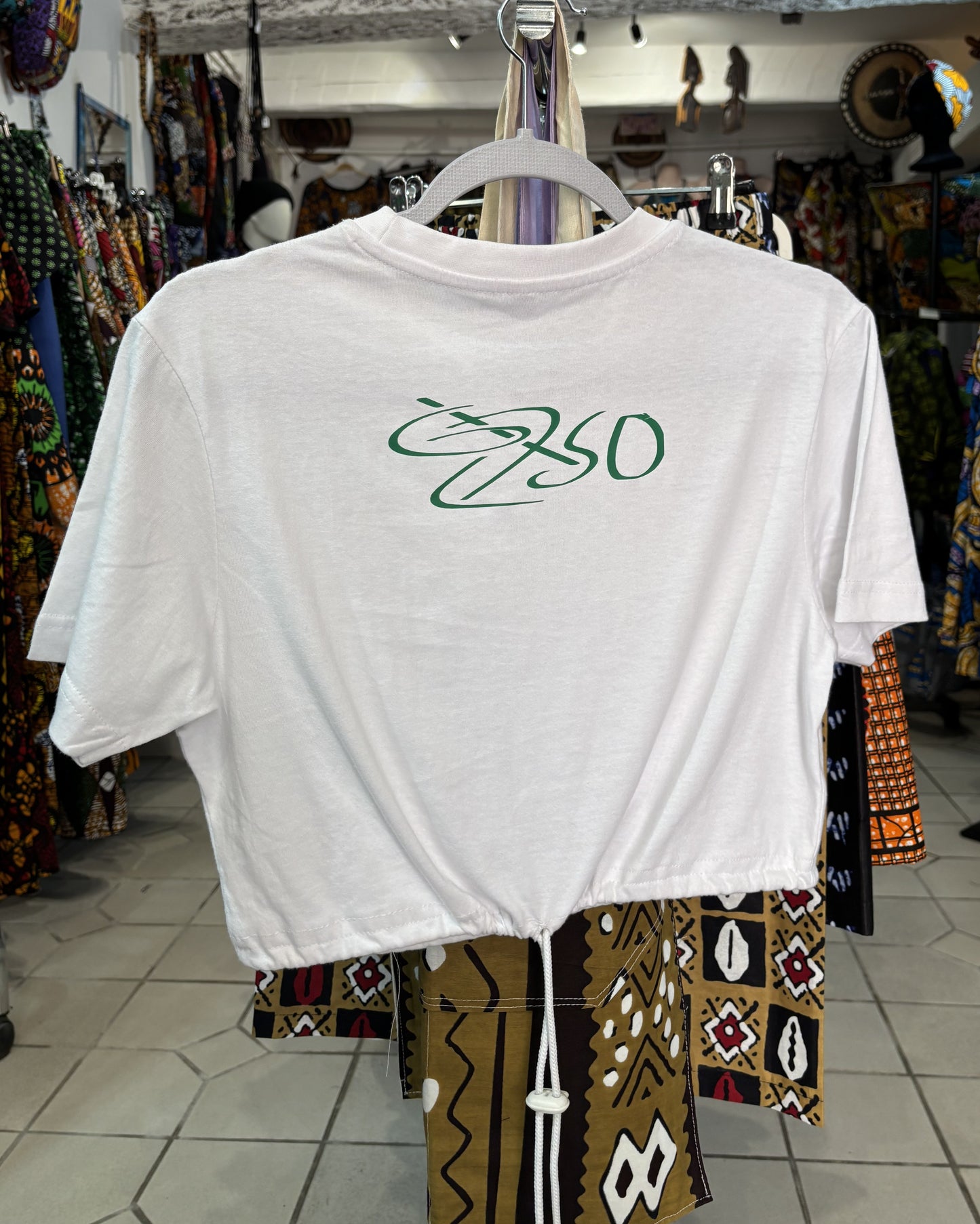T-shirt avec Tissu Wax