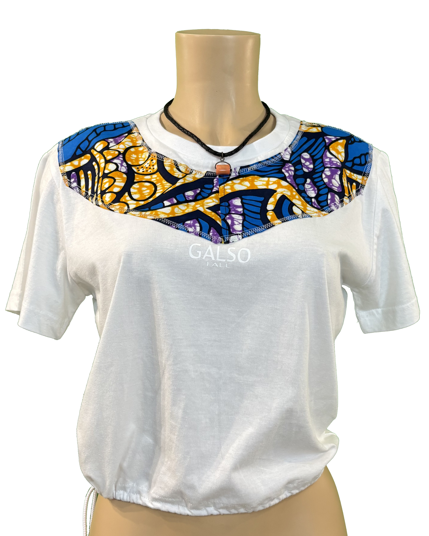 T-shirt avec Tissu Wax