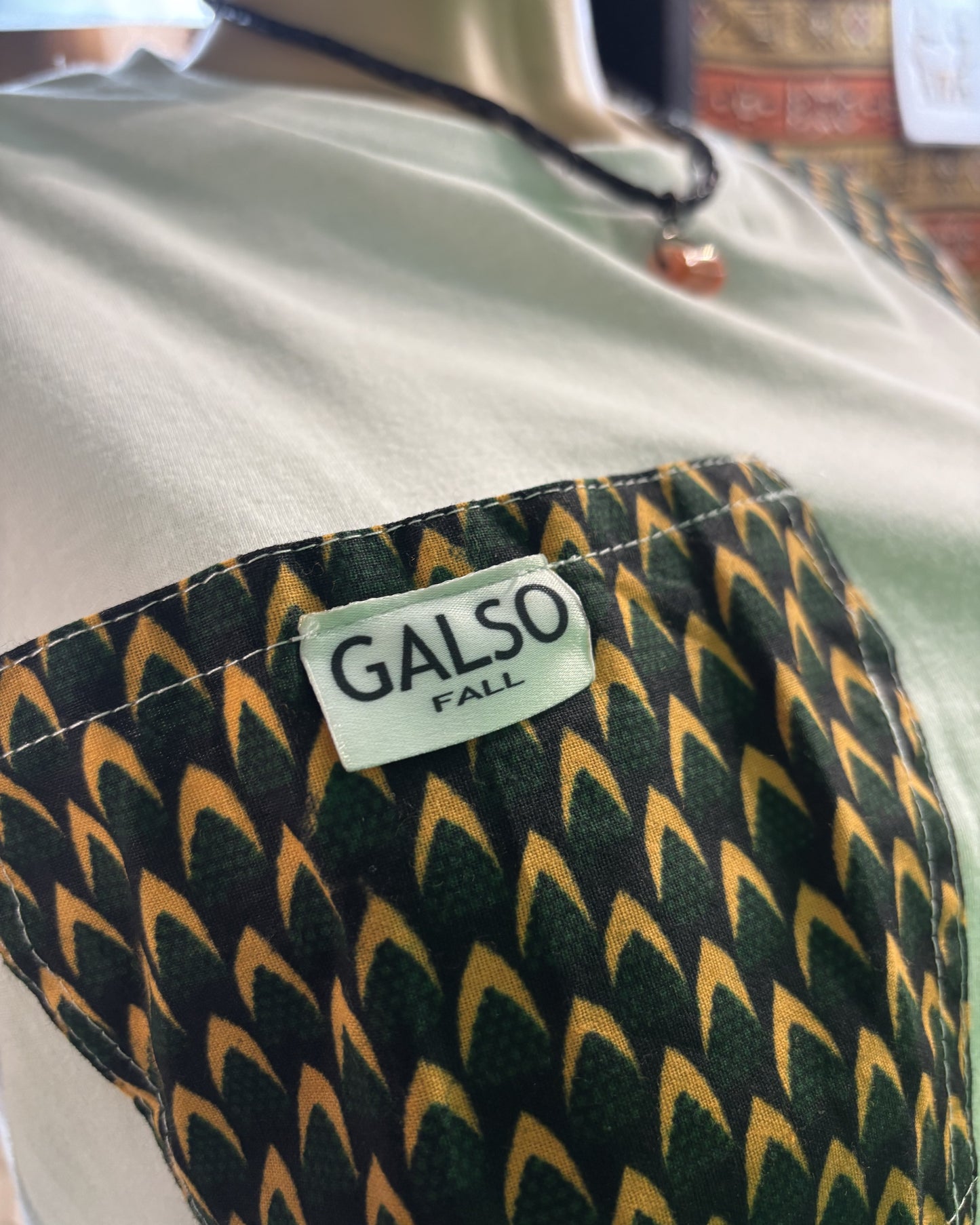 T-shirt avec Tissu Wax