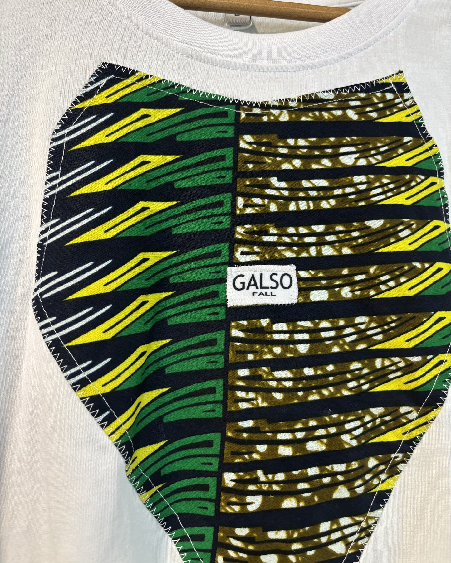 T-shirt avec Tissu Wax