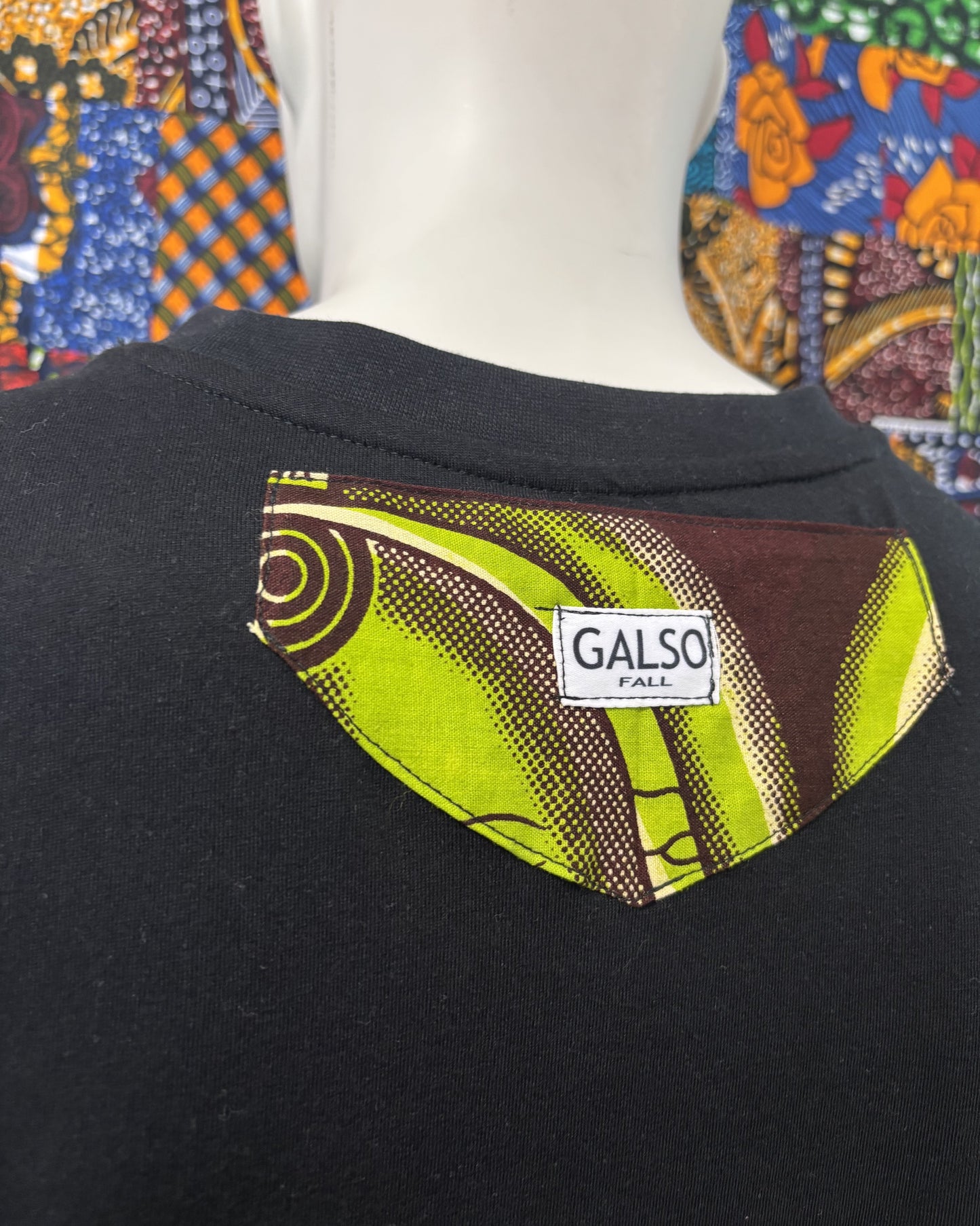 T-shirt avec Tissu Wax