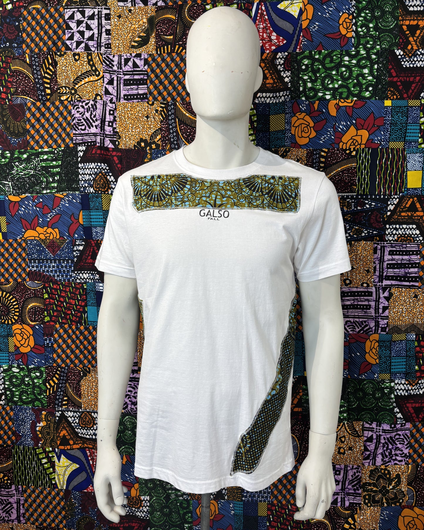 T-shirt avec Tissu Wax