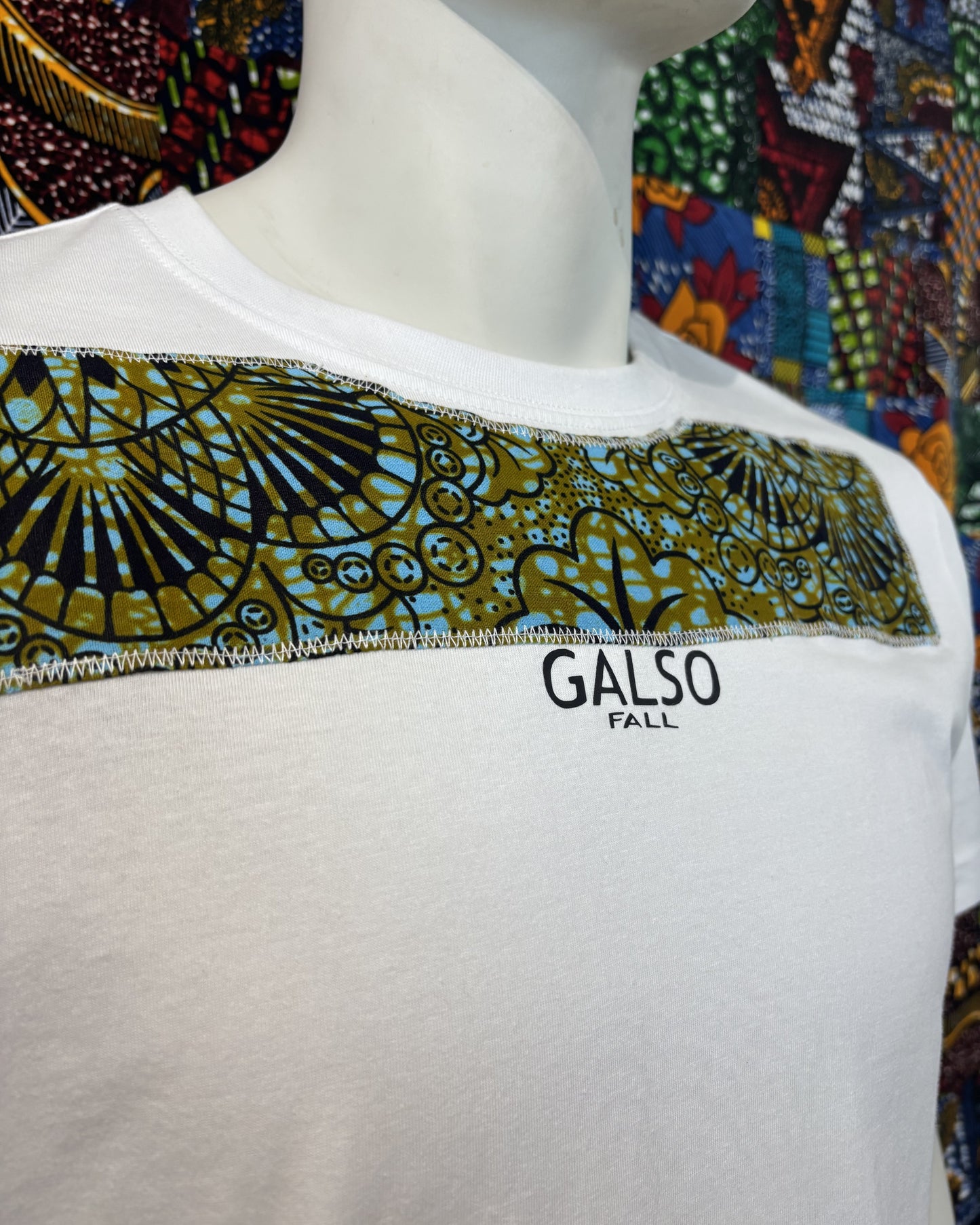 T-shirt avec Tissu Wax