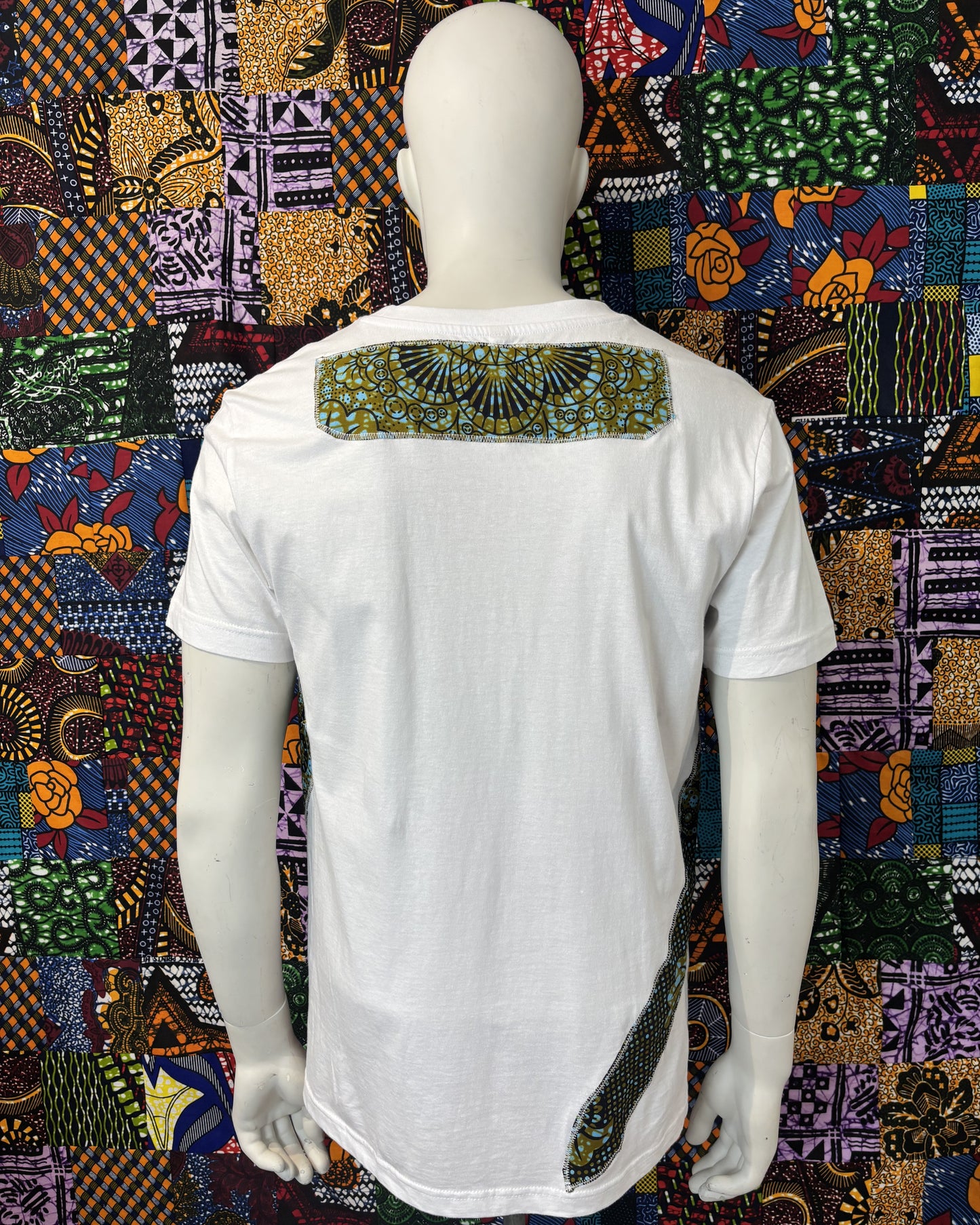T-shirt avec Tissu Wax