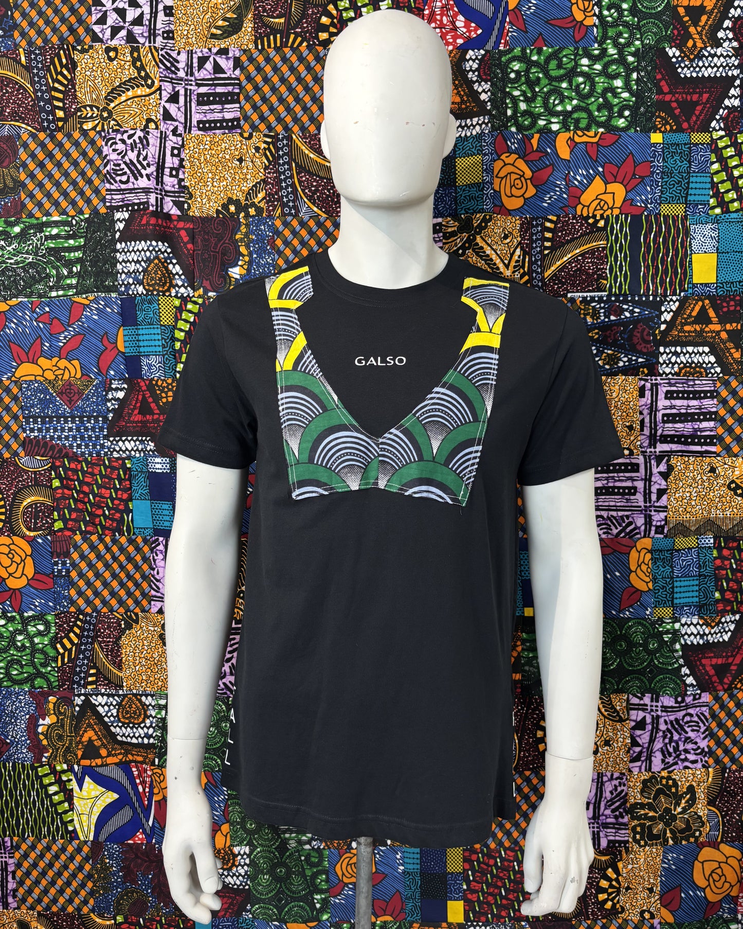 T-shirt avec Tissu Wax