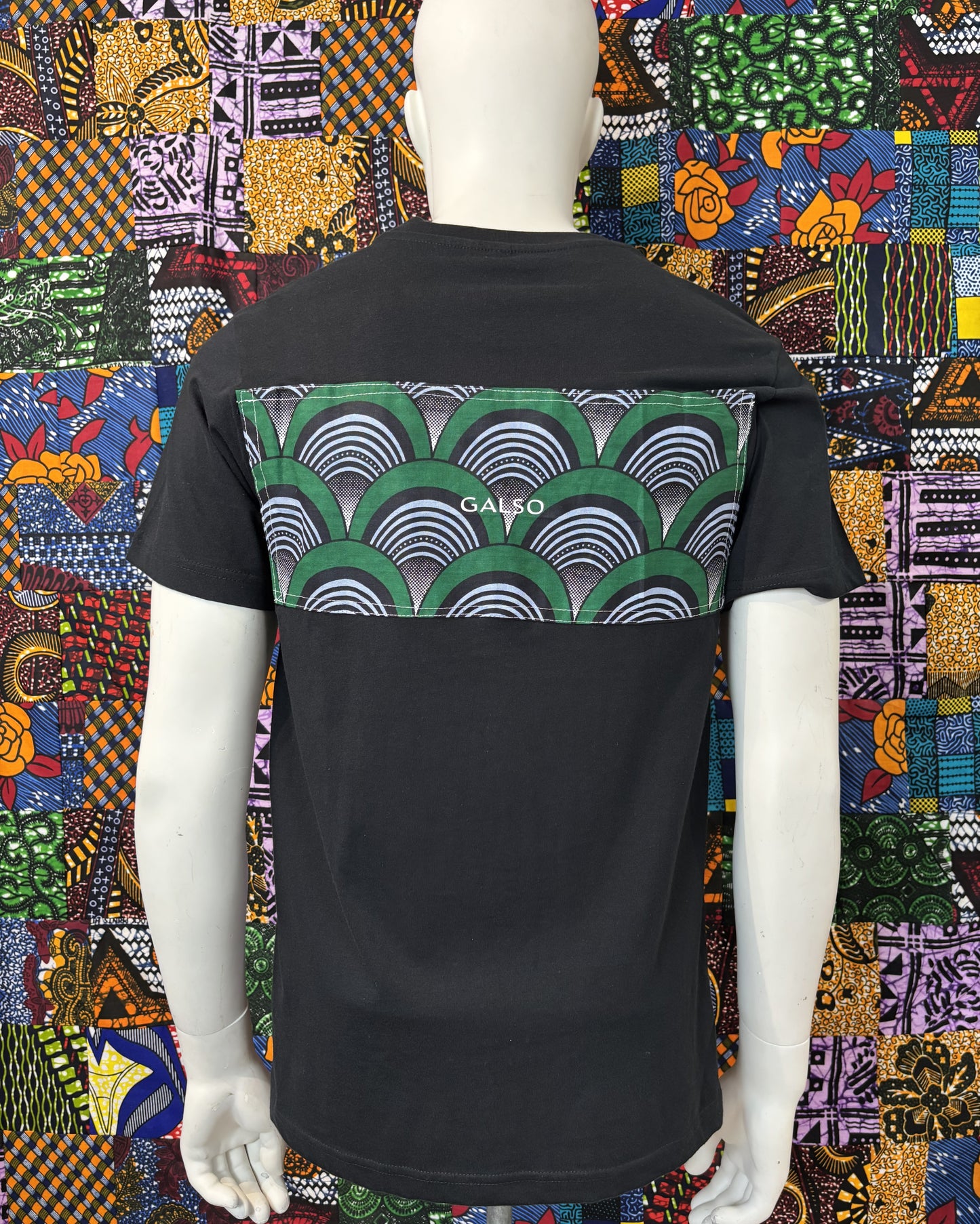 T-shirt avec Tissu Wax