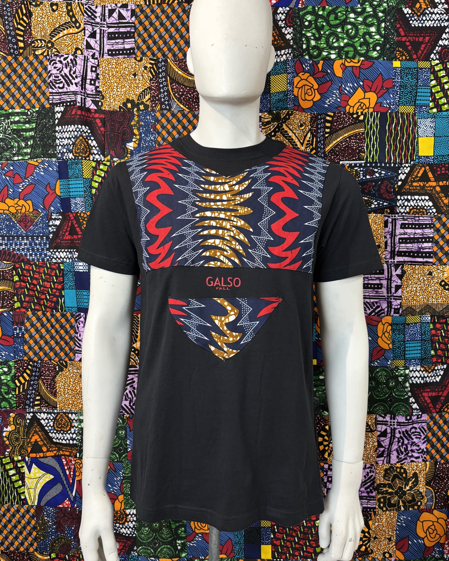 T-shirt avec Tissu Wax