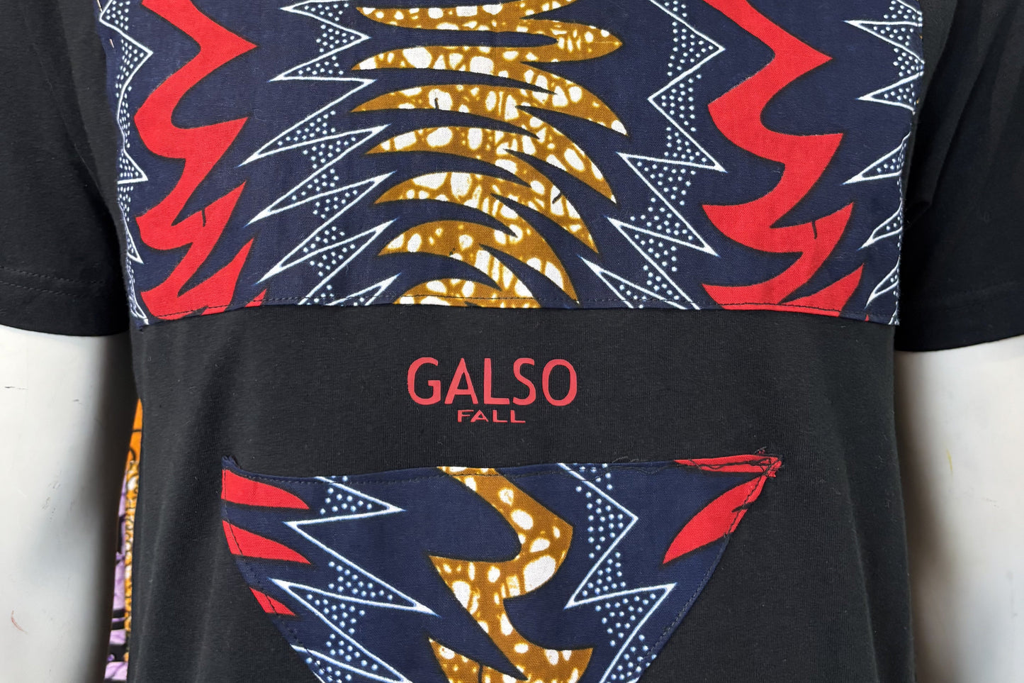 T-shirt avec Tissu Wax