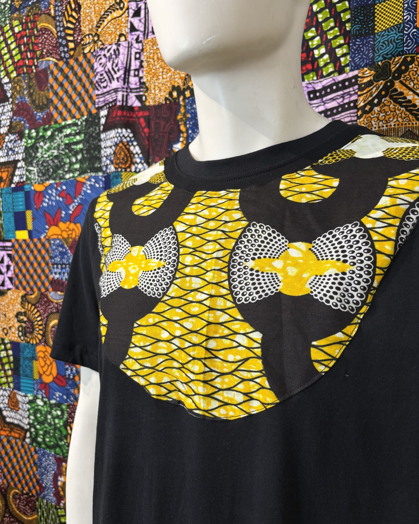T-shirt avec Tissu Wax