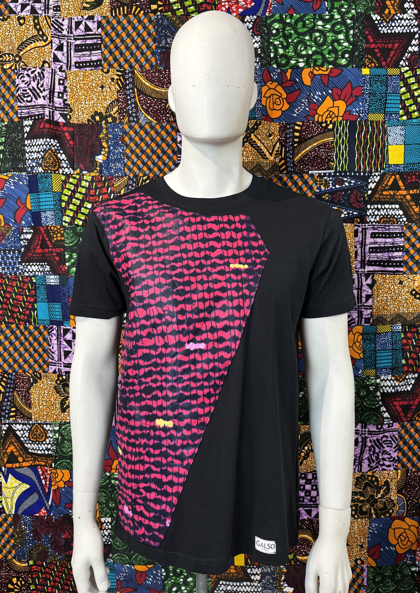 T-shirt avec Tissu Wax