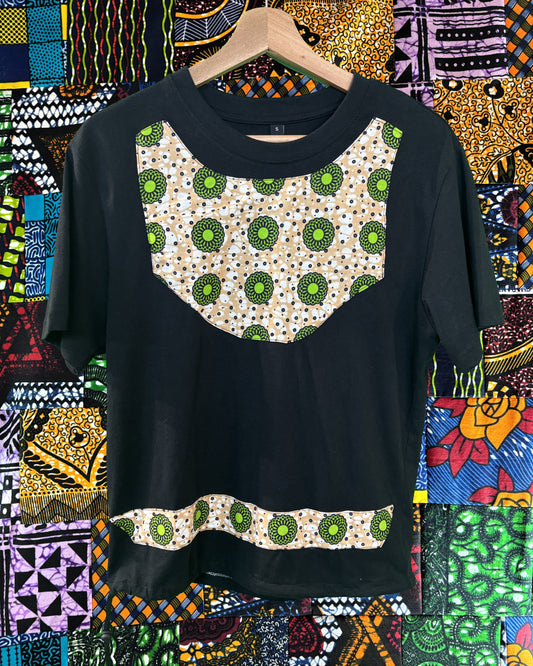 T-shirt avec Tissu Wax