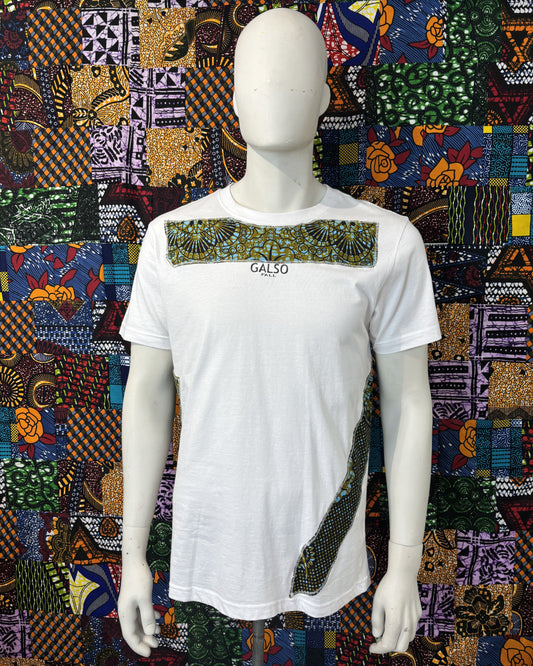 T-shirt avec Tissu Wax