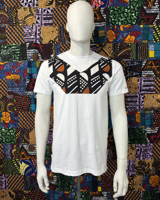 T-shirt avec Tissu Wax