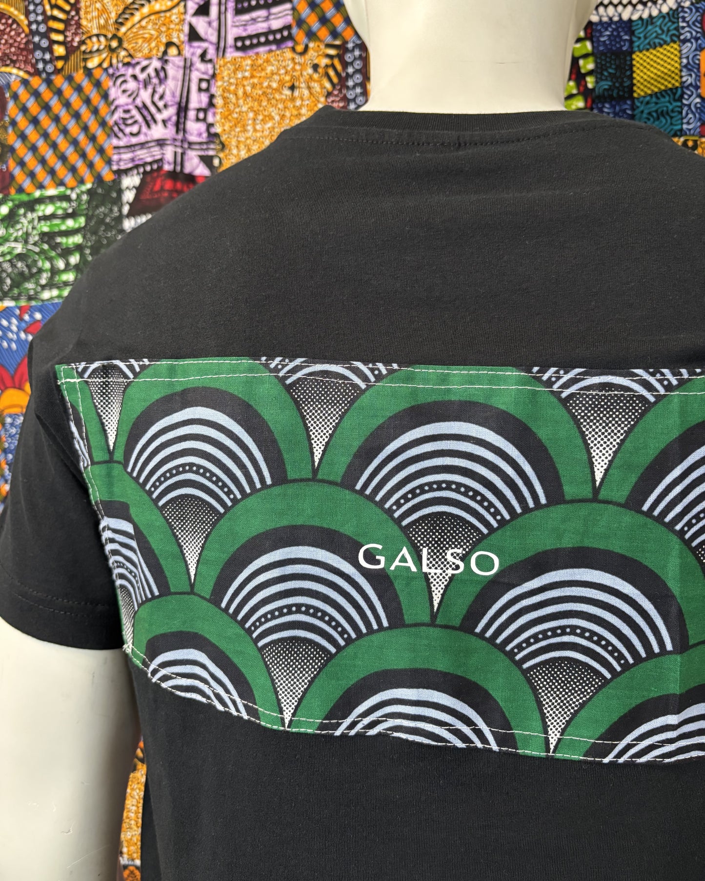 T-shirt avec Tissu Wax