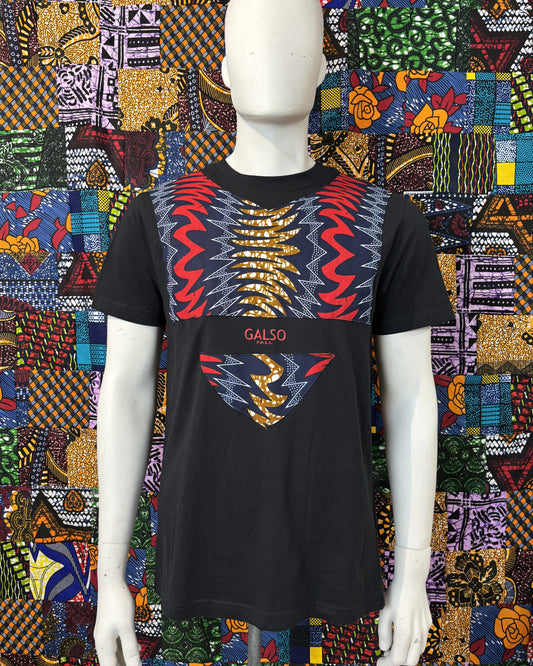T-shirt avec Tissu Wax