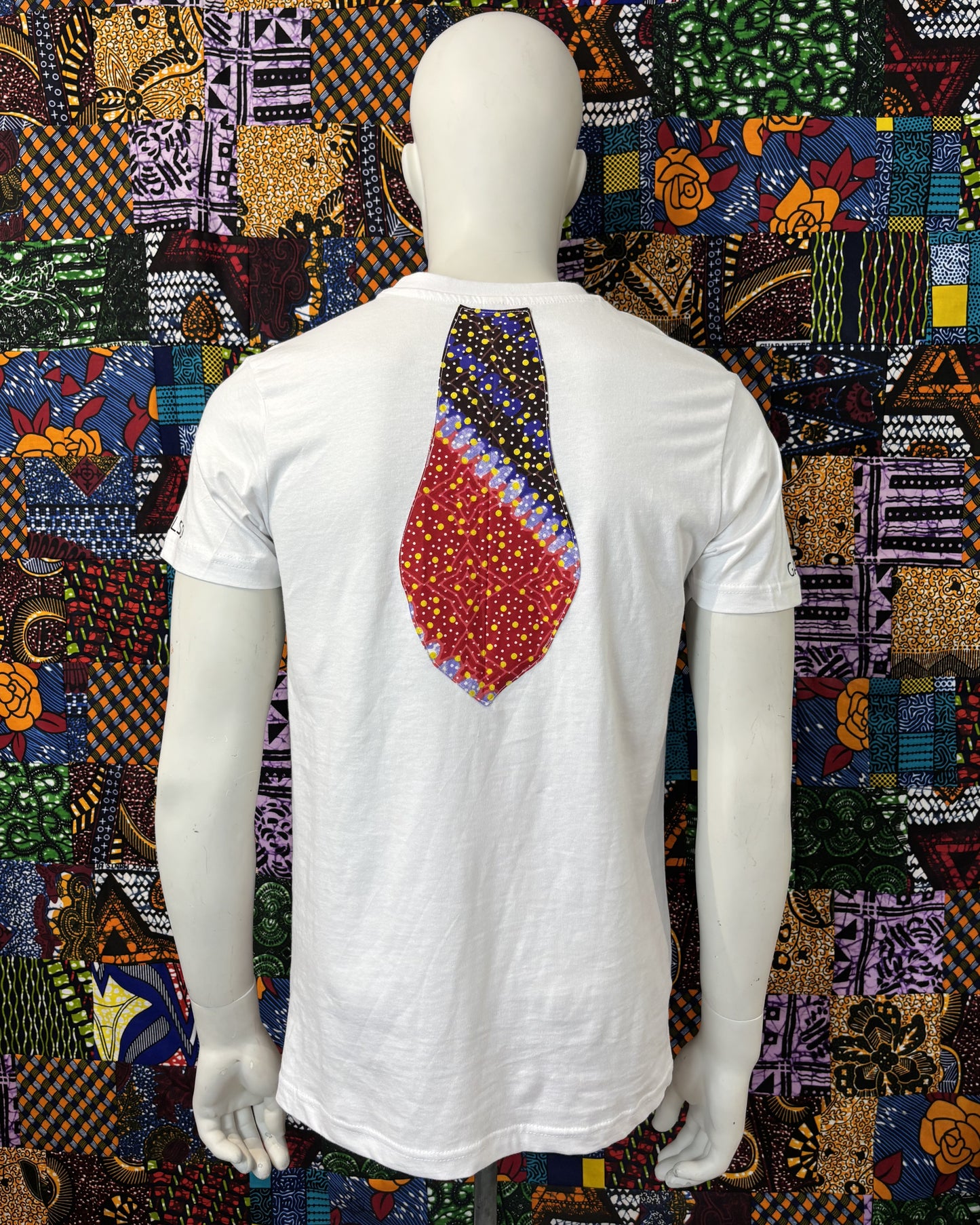 T-shirt avec Tissu Wax