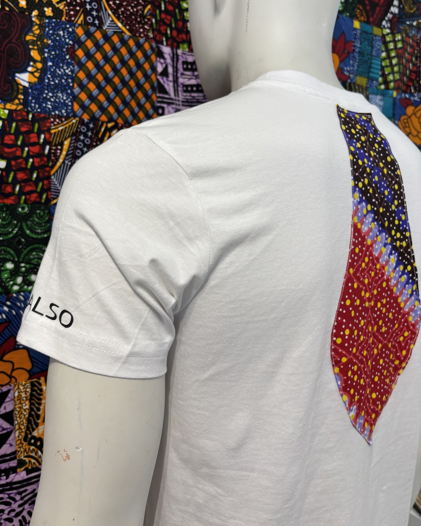T-shirt avec Tissu Wax