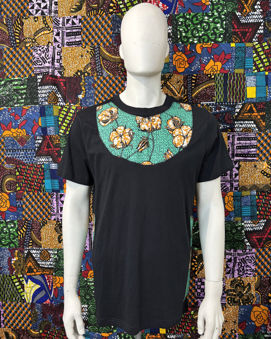 T-shirt avec Tissu Wax