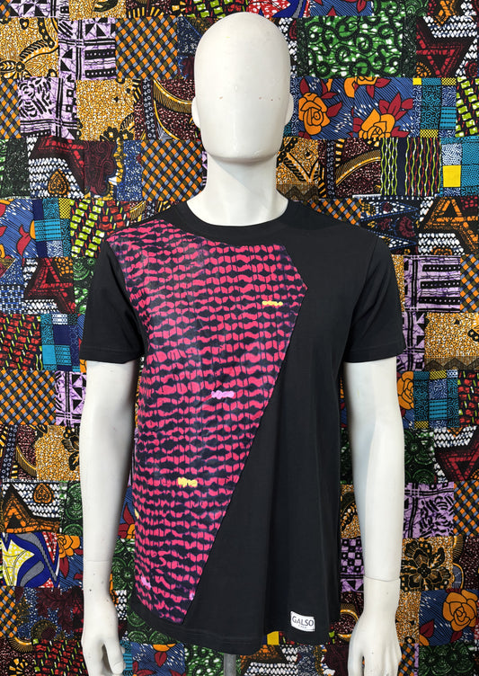 T-shirt avec Tissu Wax