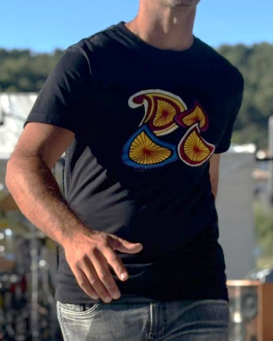 T-shirt avec Tissu Wax